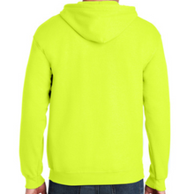Load image into Gallery viewer, Gildan 18600 - Safety Green NON-ANSI Sweatshirt | Back View 
