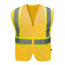 Load image into Gallery viewer, GSS 3141 - Yellow Safety Vest | Front View
