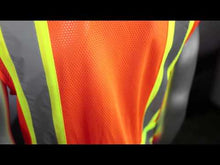 Load and play video in Gallery viewer, Radians SV6, Two-Tone Surveyor Class 2 Safety Vest
