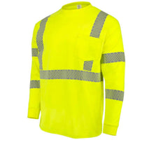 Load image into Gallery viewer, Radians ST921 – Safety Green FR High Visibility Shirt | Front Left View
