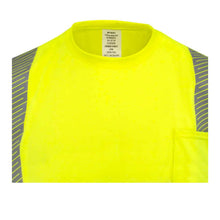 Load image into Gallery viewer, Radians ST921 – Safety Green FR High Visibility Shirt | Neckline View
