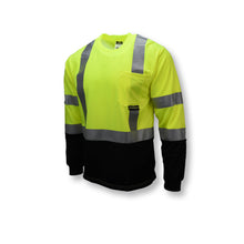 Load image into Gallery viewer, Radians ST21B-3PGS - Safety Green Hi-Viz Long Sleeve Shirts | Front Left View
