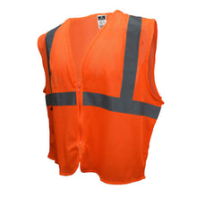 Load image into Gallery viewer, Radians SVE1-2ZOM - Safety Orange ANSI Class 2 Safety Vest | Front Left View
