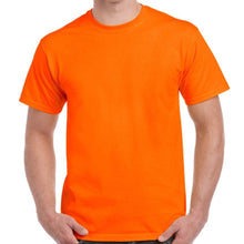 Load image into Gallery viewer, 5X, Gildan, Hi-Viz, Short Sleeve Safety Orange T-Shirt [2000]
