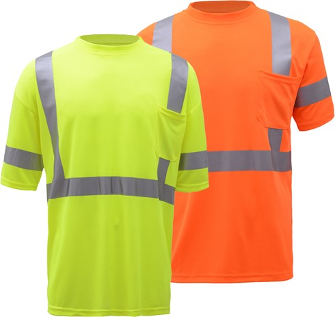 GSS 5007/5008 - Hi-Viz Short Sleeve Shirts | Main View