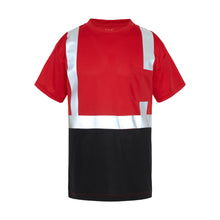 Load image into Gallery viewer, GSS 5124 - Red Hi-Viz Short Sleeve Shirt | Front View
