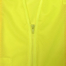 Load image into Gallery viewer, Radians SV22-3ZGM - Safety Green ANSI Class 3 Safety Vest | Zipper View
