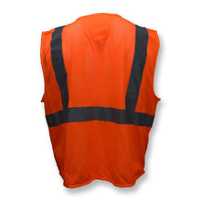 Load image into Gallery viewer, Radians SV25-2ZOM - Safety Orange ANSI Class 2 Safety Vest | Back View
