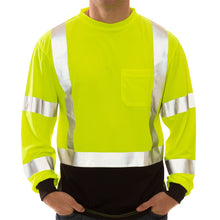 Load image into Gallery viewer, Tingley S75622 - Safety Green Hi-Viz Long Sleeve Shirt | Front View
